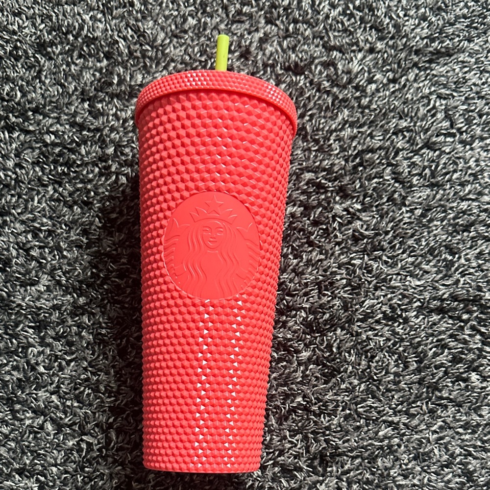 Starbucks Vibrant Pink Dragon Fruit Studded Tumbler